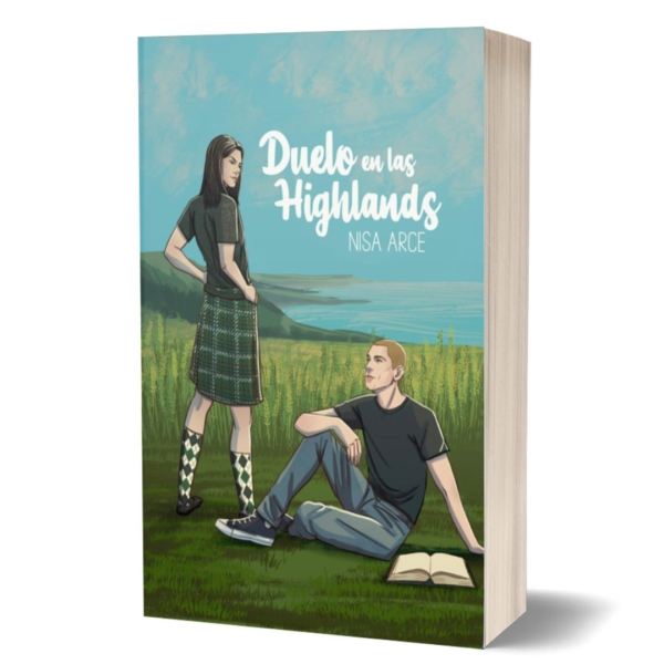 Duelo en las Highlands, novela de romance LGBT enemies to lovers de Nisa Arce, dedicada
