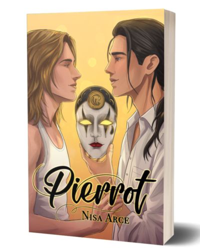 Pierrot, novela de romance LGBT contemporáneo con diferencia de edad y misterio en Italia, edición especial limitada a color y dedicada