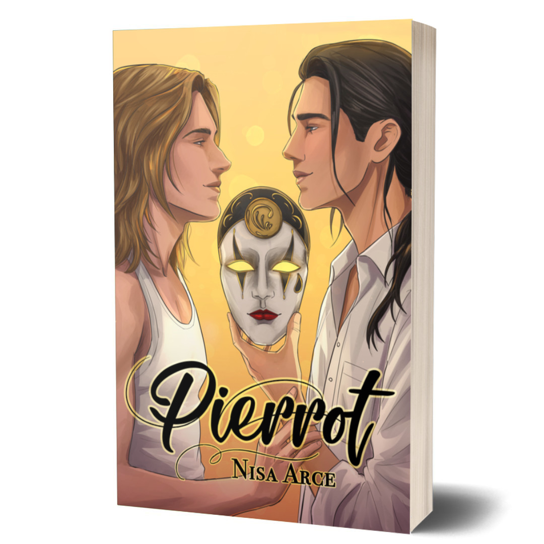 Pierrot, novela de romance LGBT contemporáneo con diferencia de edad y misterio en Italia, edición especial limitada a color y dedicada