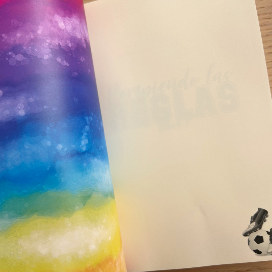 Rompiendo las reglas 1, detalle del interior de cubierta a color