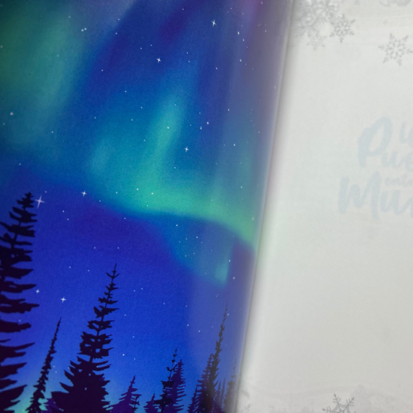 Detalle de la cubierta a doble cara y color con solapas de la edición en papel de Un puente entre dos mundos, novela de romance gay ambientada en Islandia