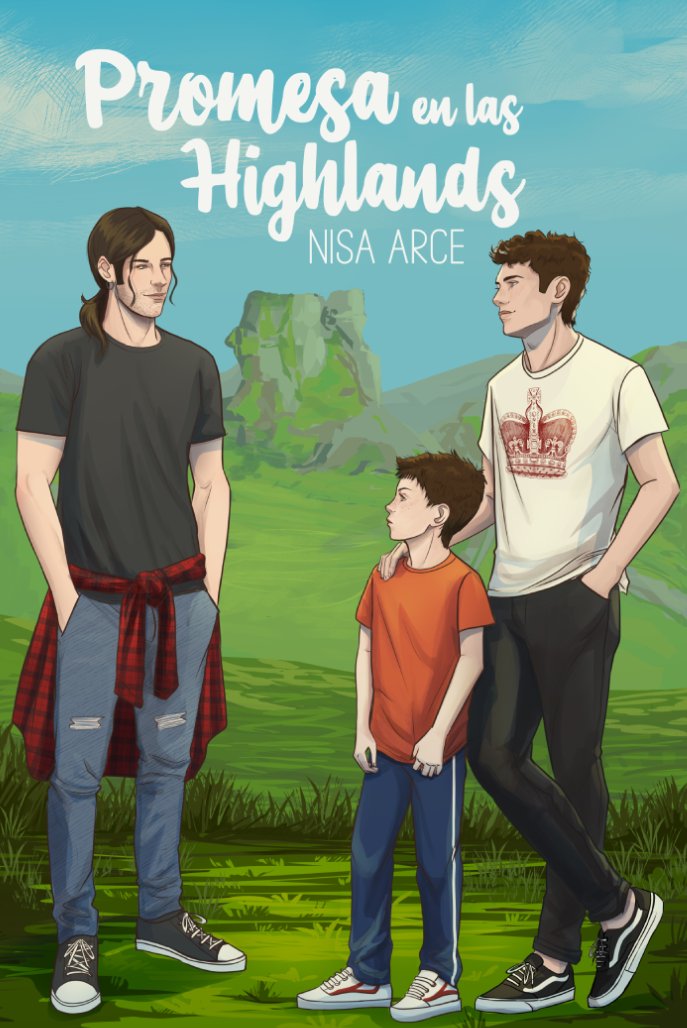 Promesa en las Highlands, romance LGBT en Escocia, novela de romance LGBT de Nisa Arce