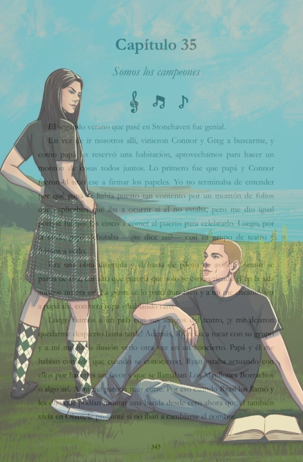 Overlay para libros de Greg y Connor, de Duelo en las Highlands, novela de romance LGBT de Nisa Arce