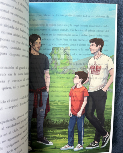 Overlay para libros, Duncan, Ryan y Sean de Promesa en las Highlands, novela romance LGBT de Nisa Arce