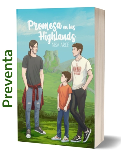 Promesa en las Highlands, de Nisa Arce, novela romántica LGBT