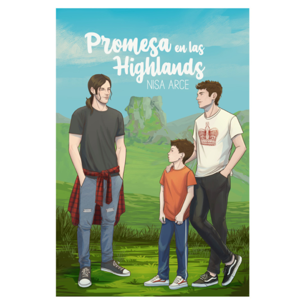 Promesa en las Highlands, novela de romance gay contemporáneo con padre soltero y diferencia de edad ambientada en Escocia