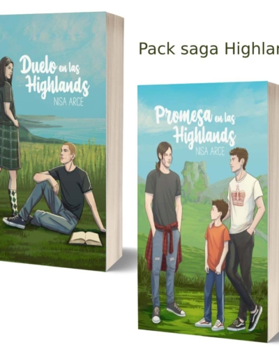 Pack Duelo en las Highlands y Promesa en las Highlands, novela romántica LGBT de Nisa Arce