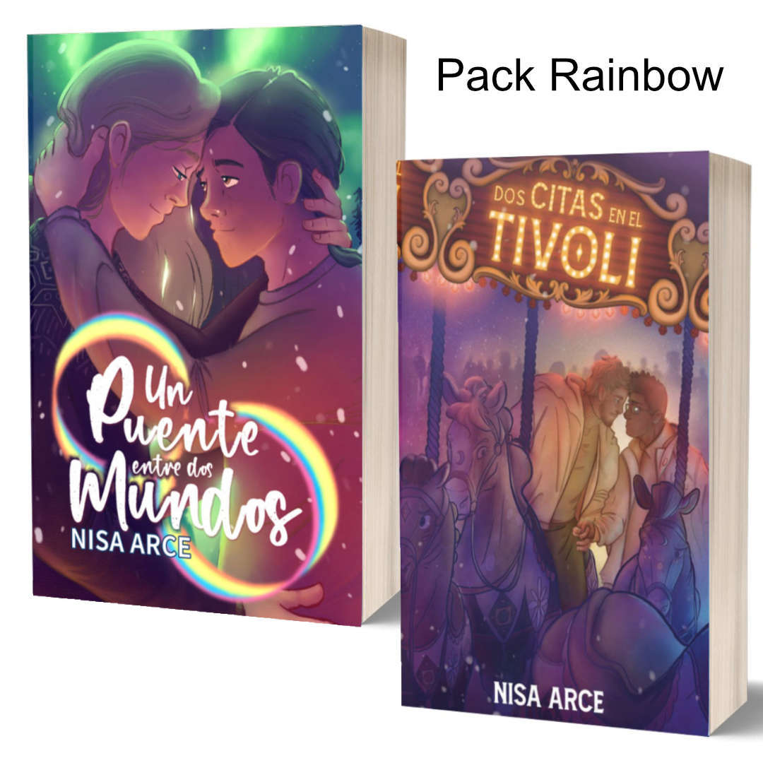 Pack bilogía Rainbow, romance LGBT en Islandia y Dinamarca, libros dedicados por la autora