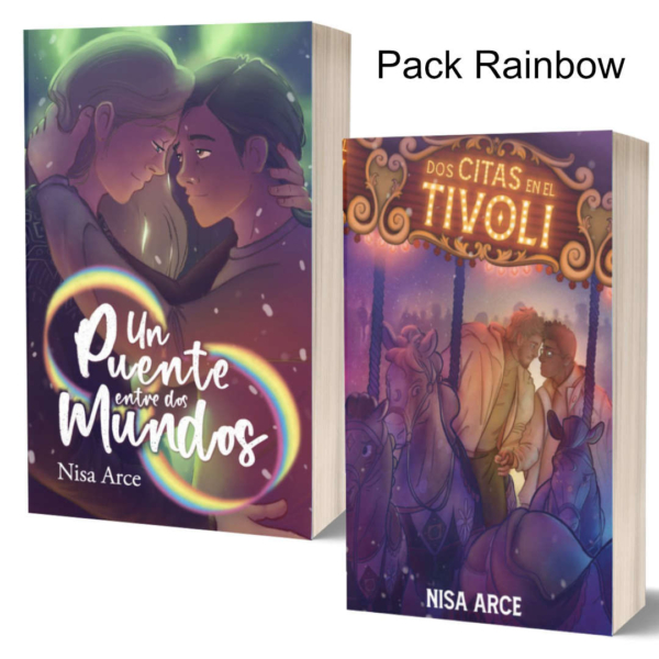 Pack bilogía Rainbow, de Nisa Arce, novelas románticas LGBT