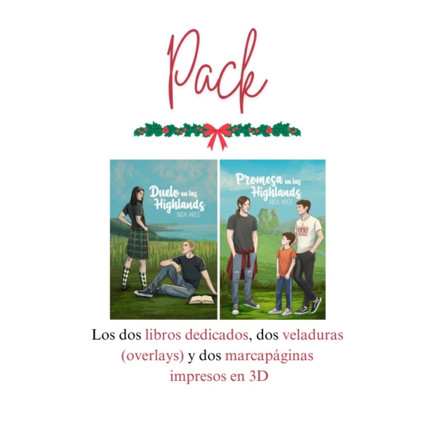 Pack de Navidad de la saga Highlands, de Nisa Arce