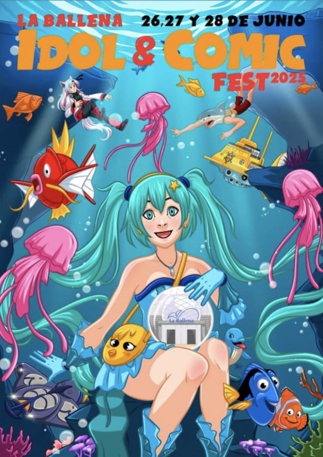 Idol&Comic Fest, CC La Ballena 2025, cartel