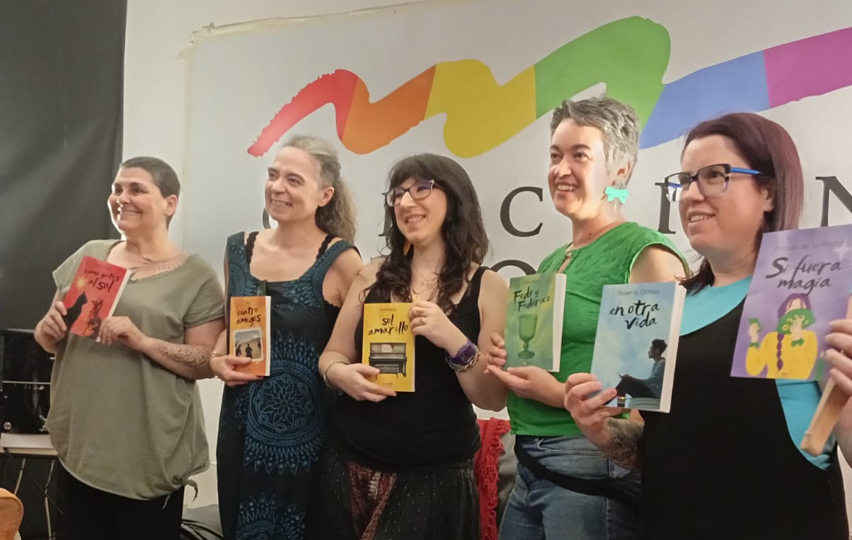 Presentación en Madrid de la Colección Arcoíris, Laura Sanz, Nut, Hendelie, Nisa Arce, Roser A Ochoa, Enara de la Peña