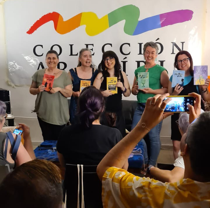 Presentación en Madrid de la Colección Arcoíris, Laura Sanz, Nut, Hendelie, Nisa Arce, Roser A Ochoa, Enara de la Peña