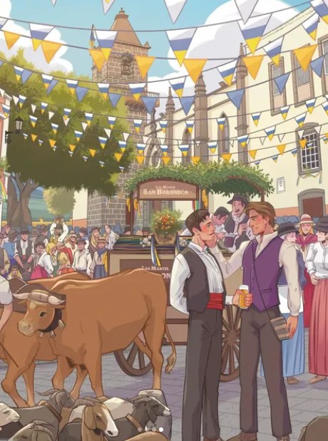 Somos como esa isla que aparece y desaparece, de Fátima Embark, novela de romance LGBT de amigos a amantes
