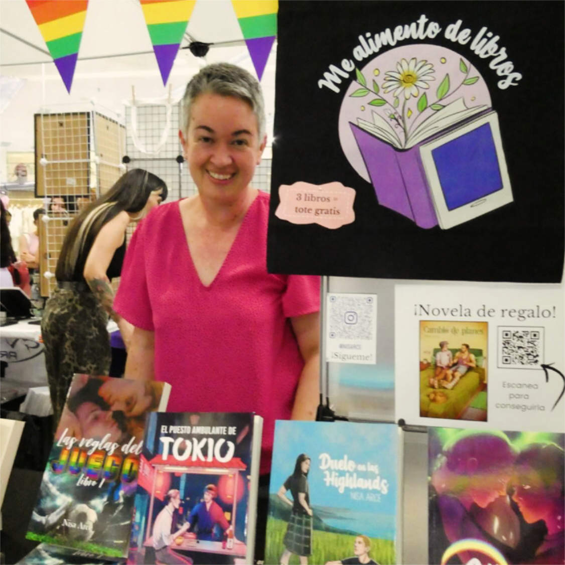 Idol&Comic Fest 2026 La Ballena, la escritora Nisa Arce en el Artist Alley