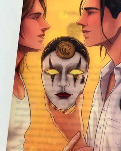 Overlay para libros de Pierrot, ilustración de portada